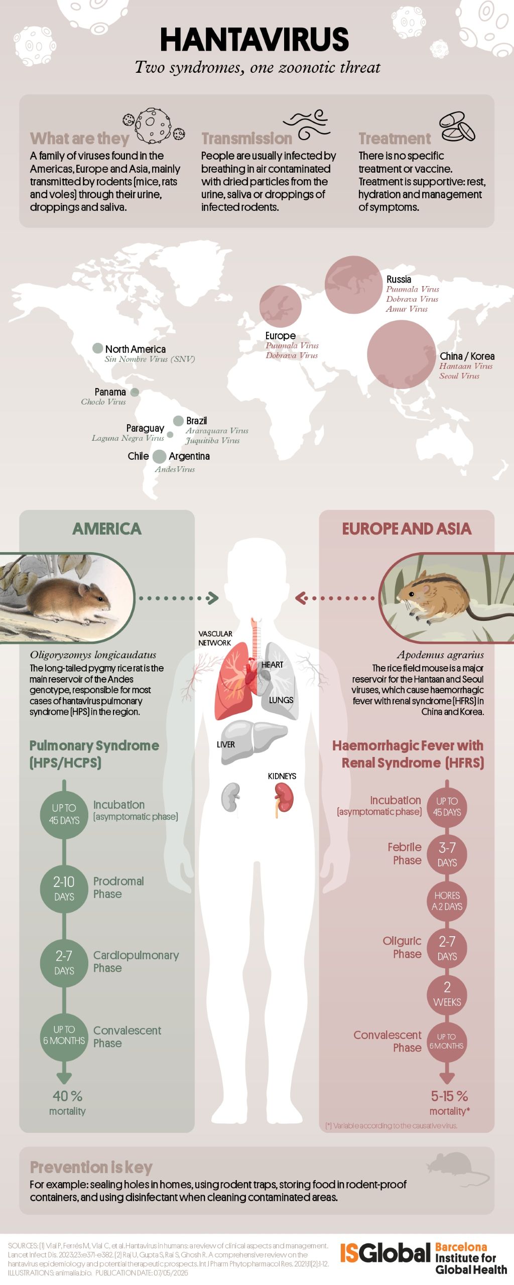 Hantavirus: two syndromes, one global zoonotic threat