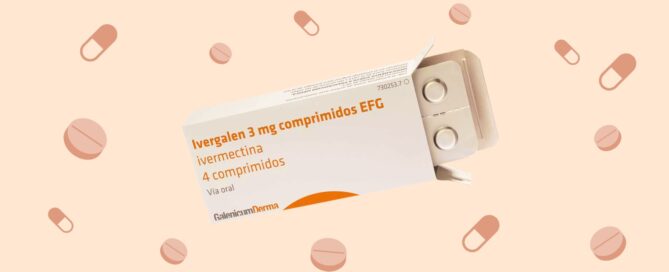 Caja de comprimidos vía oral de Ivermectina